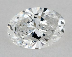 Natural 0.7 Carat D VS2 Oval Diamond
