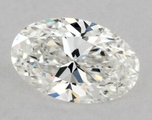 Natural 0.5 Carat G VVS2 Oval Diamond