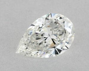 Natural 0.82 Carat G VS2 Pear Diamond
