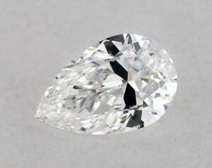 Natural 0.51 Carat D VS2 Pear Diamond