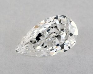 Natural 0.51 Carat D SI1 Pear Diamond