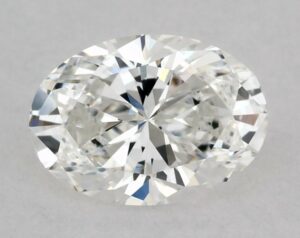Natural 0.5 Carat E VVS2 Oval Diamond