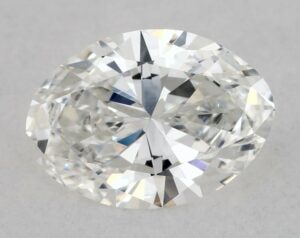 Natural 0.5 Carat F VVS2 Oval Diamond
