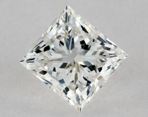Natural 1.01 Carat G SI1 Princess Diamond