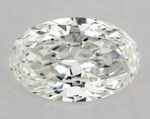 Natural 0.56 Carat G VVS1 Oval Diamond