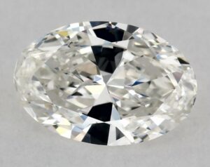 Natural 0.5 Carat G VVS2 Oval Diamond