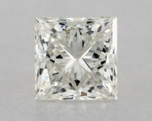 Natural 0.97 Carat I SI1 Princess Diamond