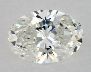 Natural 0.7 Carat H VS1 Oval Diamond