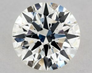 Natural 0.65 Carat H SI1 Round Diamond