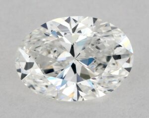 Natural 0.7 Carat D VS2 Oval Diamond