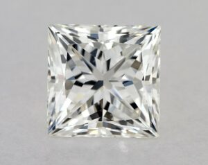 Natural 1.53 Carat H VVS1 Princess Diamond