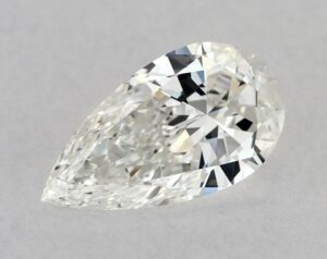 Natural 0.5 Carat G VS2 Pear Diamond