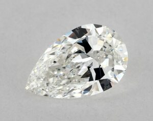Natural 1.5 Carat G VVS1 Pear Diamond