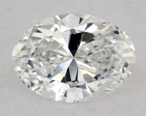 Natural 0.5 Carat F SI1 Oval Diamond