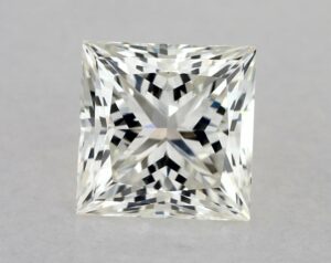 Natural 0.9 Carat J VS1 Princess Diamond