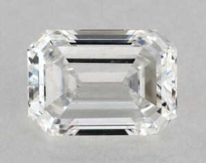 Natural 0.7 Carat E SI1 Emerald Diamond