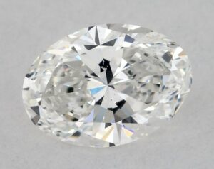 Natural 0.6 Carat F VS2 Oval Diamond