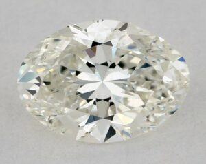 Natural 0.53 Carat K SI1 Oval Diamond
