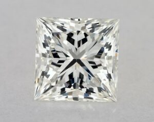 Natural 1.52 Carat J SI1 Princess Diamond