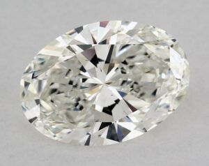 Natural 1.04 Carat H VS1 Oval Diamond