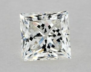 Natural 1 Carat H VS1 Princess Diamond