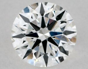Natural 0.9 Carat D VVS2 Round Diamond