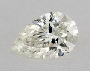 Natural 0.71 Carat J VS2 Pear Diamond