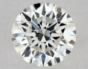 Natural 0.9 Carat H SI1 Round Diamond