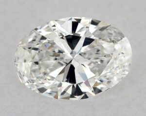 Natural 0.58 Carat F SI1 Oval Diamond