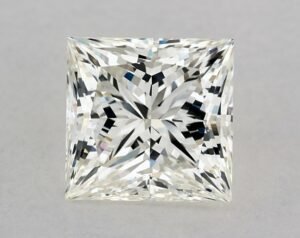 Natural 2.01 Carat J IF Princess Diamond