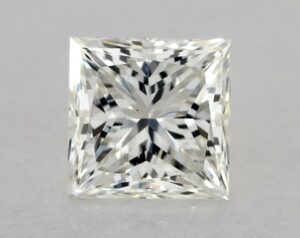 Natural 1.01 Carat J SI1 Princess Diamond