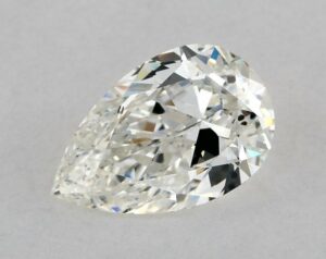 Natural 0.71 Carat I VS2 Pear Diamond