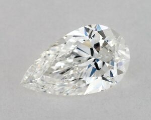 Natural 0.59 Carat F VS1 Pear Diamond