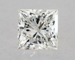 Natural 0.71 Carat H VVS1 Princess Diamond