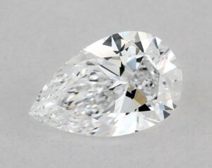 Natural 0.73 Carat D VS1 Pear Diamond