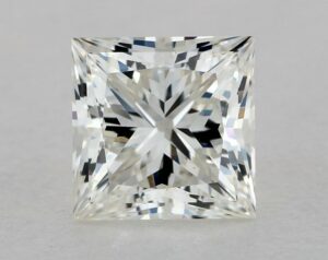 Natural 0.97 Carat J VS1 Princess Diamond