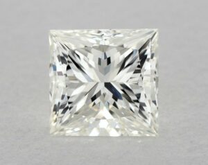Natural 0.52 Carat J VVS2 Princess Diamond