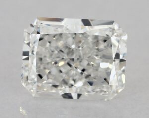 Natural 0.9 Carat F SI1 Radiant Diamond
