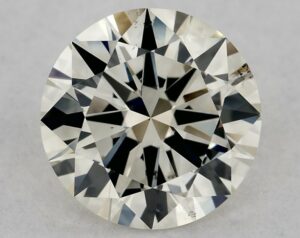 Natural 1.09 Carat L SI1 Round Diamond