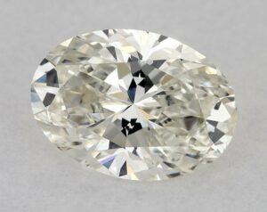 Natural 0.7 Carat J VS1 Oval Diamond