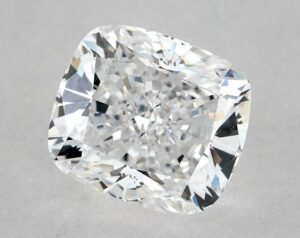 Natural 0.7 Carat D VVS1 Cushion Diamond