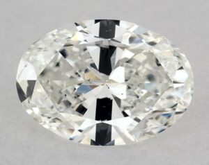 Natural 1.02 Carat F SI1 Oval Diamond