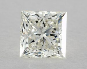 Natural 0.96 Carat L VVS2 Princess Diamond