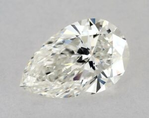 Natural 0.7 Carat H VVS2 Pear Diamond