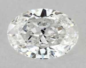 Natural 0.91 Carat E VVS2 Oval Diamond