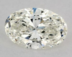 Natural 0.7 Carat J VS2 Oval Diamond