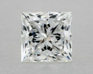 Natural 0.98 Carat G SI1 Princess Diamond