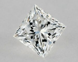 Natural 2.07 Carat G SI1 Princess Diamond