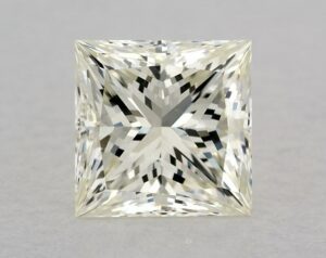 Natural 0.7 Carat N VS2 Princess Diamond