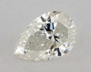 Natural 0.9 Carat J Pear Diamond